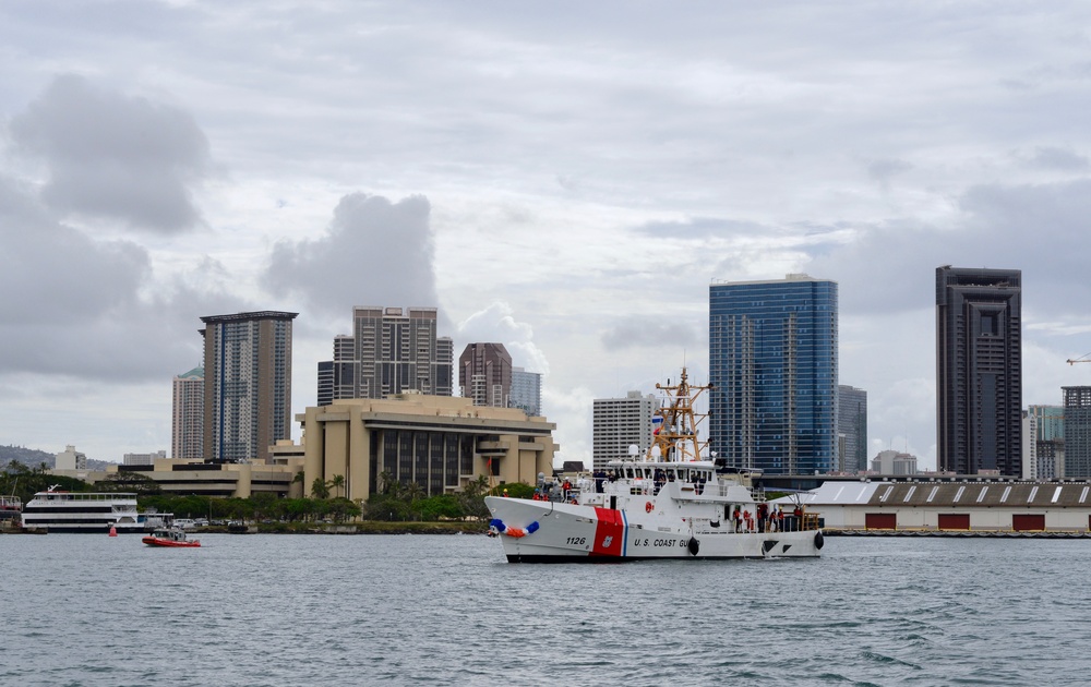 USCGC Gerczak (WPC 1126) arrives to new homeport of Honolulu