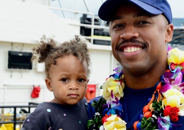 USCGC Gerczak (WPC 1126) arrives to new homeport of Honolulu