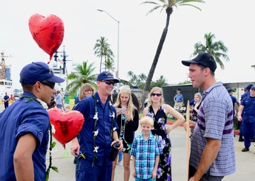 USCGC Gerczak (WPC 1126) arrives to new homeport of Honolulu