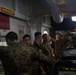 Marines utilize the gym abaord USS Bonhomme Richard