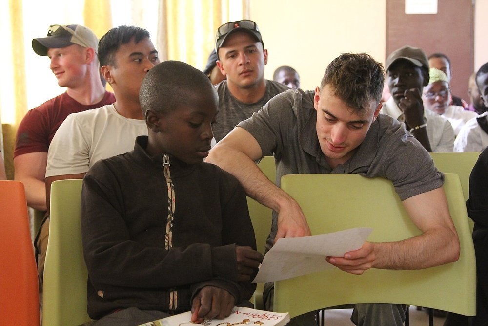 1-87 IN American Corner Visit in Cameroon