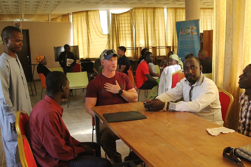 1-87 IN American Corner Visit in Cameroon