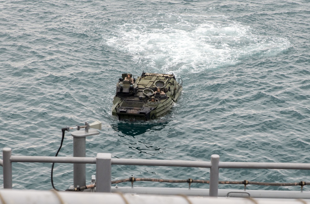 U.S. Marine Amphibious Battalion joins the crew
