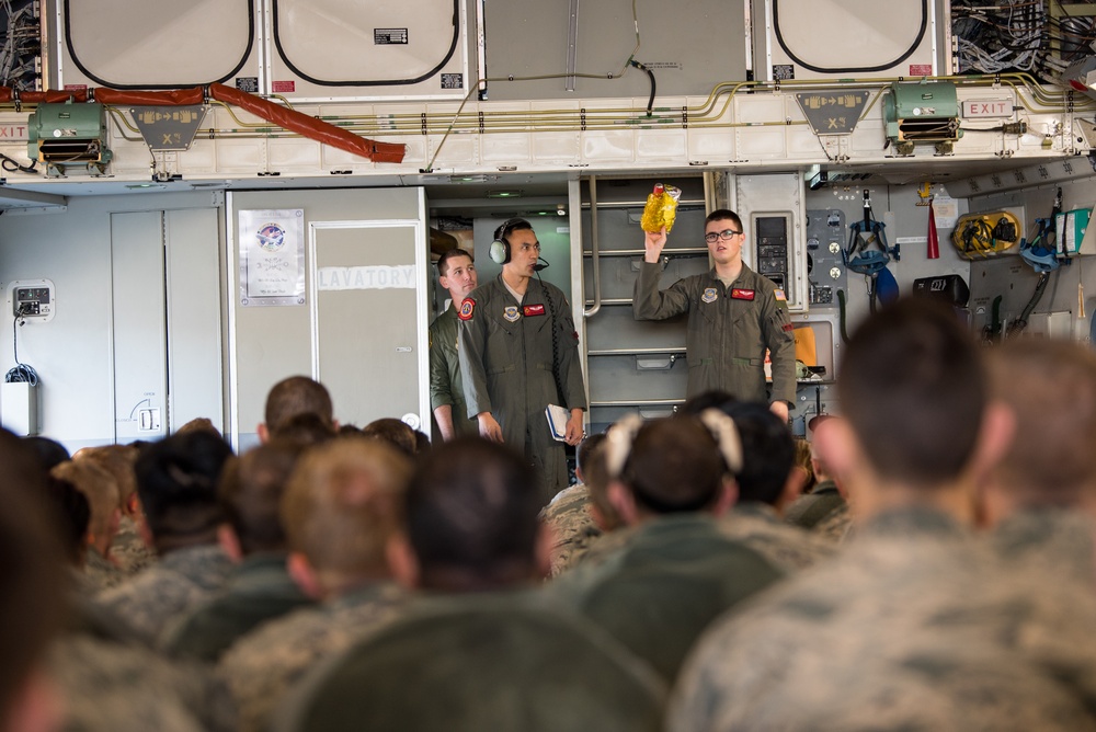 Travis participates in readiness exercise