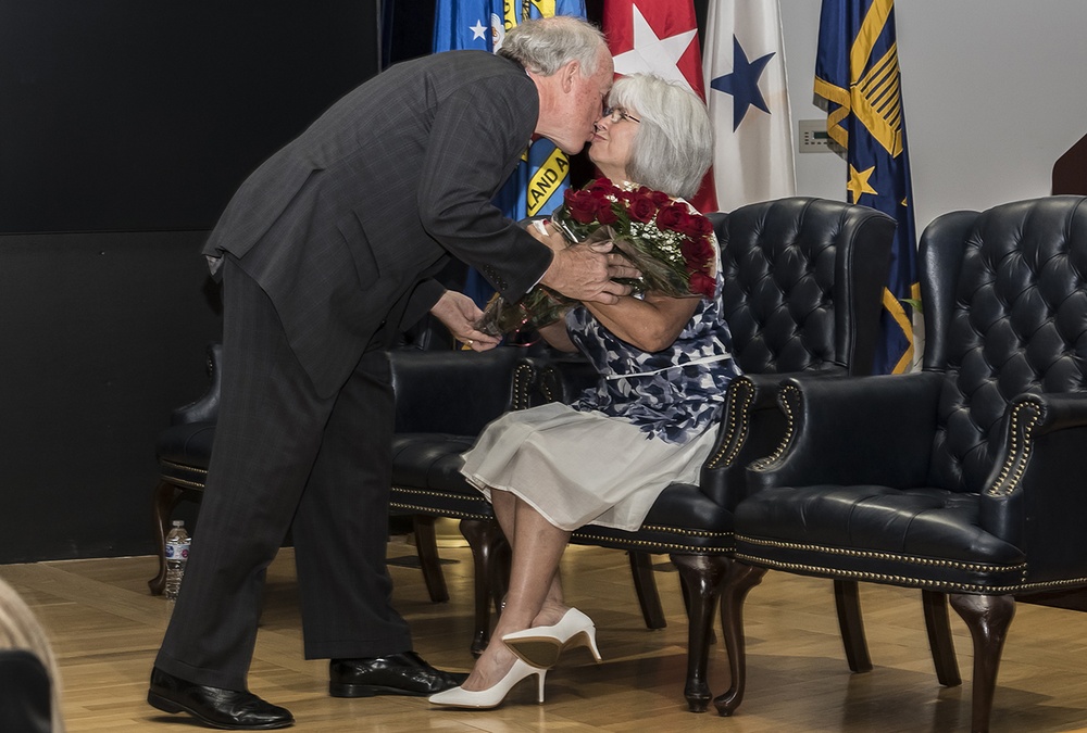 Ceremony honors McClaugherty’s 47-year service career