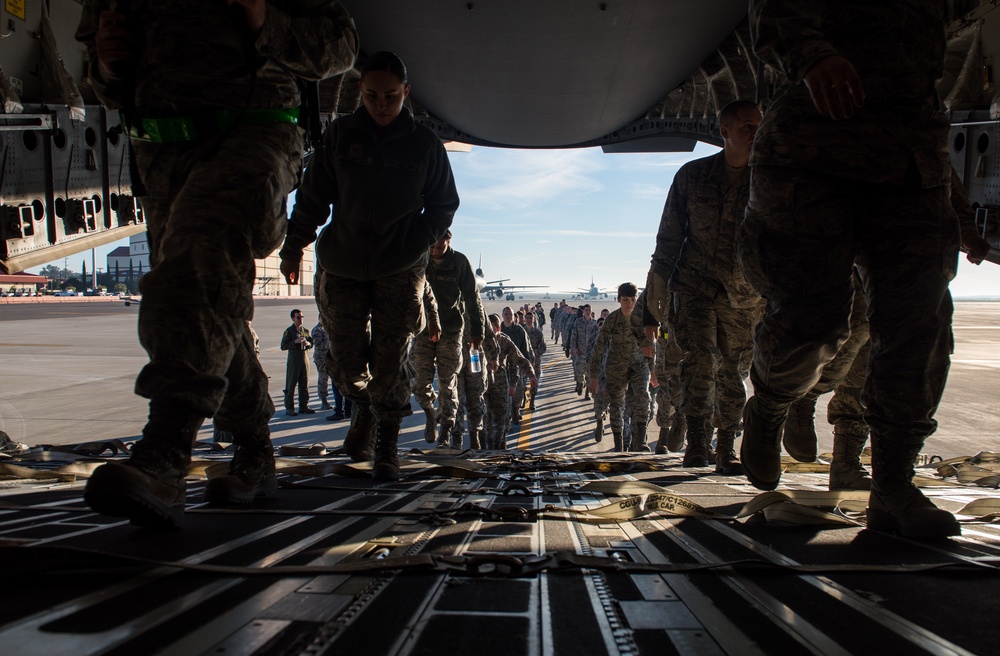 Travis participates in readiness exercise