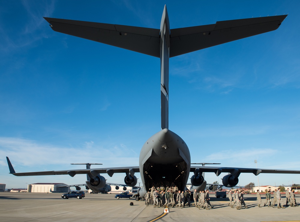 Travis participates in readiness exercise