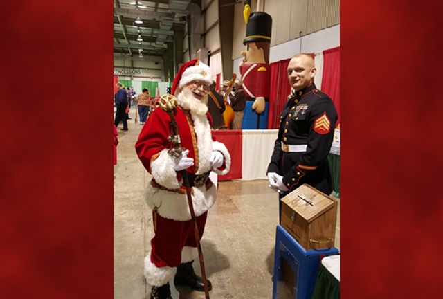 Sgt. Kelty assist Toys for Tots