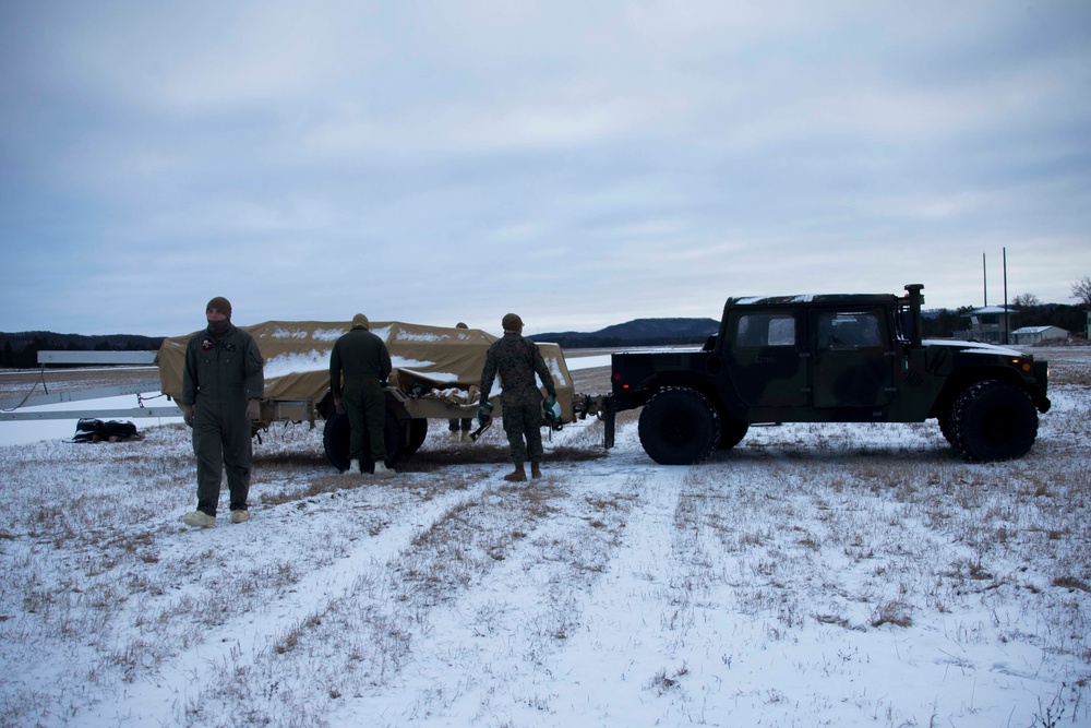 Frozen Badger: VMU-2 Flight Launch