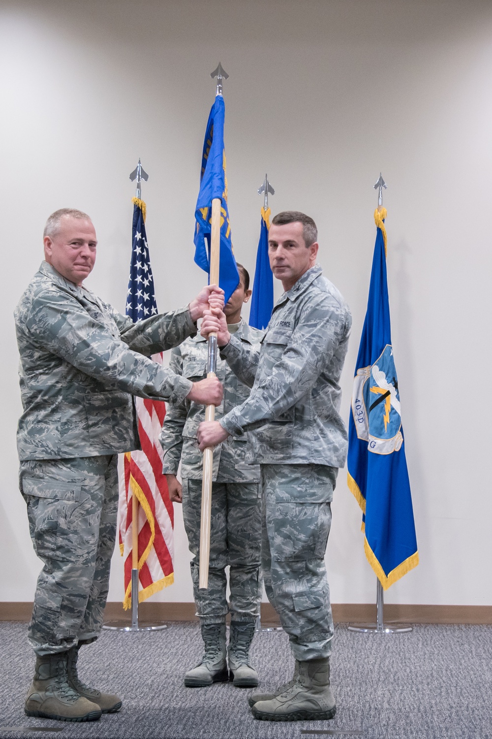 Spear takes command of 403rd ASTS