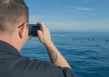 USS Anchorage (LPD 23) Supports NASA's Orion Spacecraft Recovery Test