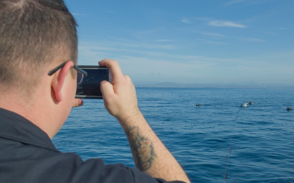 USS Anchorage (LPD 23) Supports NASA's Orion Spacecraft Recovery Test