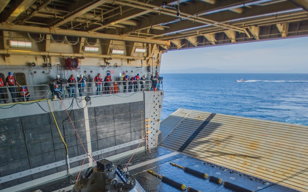 USS Anchorage (LPD 23) Supports NASA's Orion Spacecraft Recovery Test