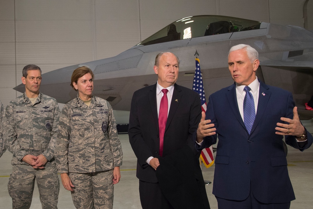 Vice President Mike Pence visits JBER