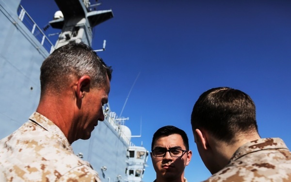51/5 Marine Gets Promoted Aboard the Tonnerre