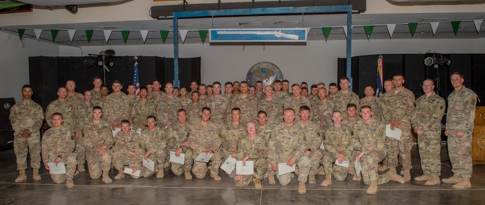 CJTF-HOA Soldiers show mastery earning Expert Infantryman Badge