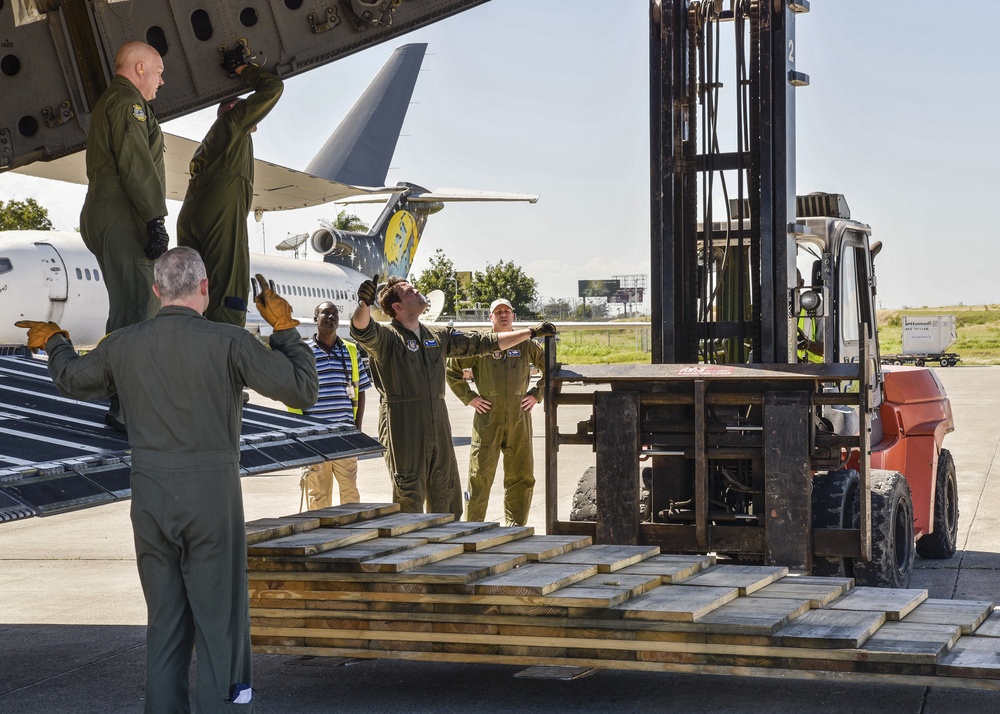 Helping those in need -- Reservists continue to deliver aid to Haiti