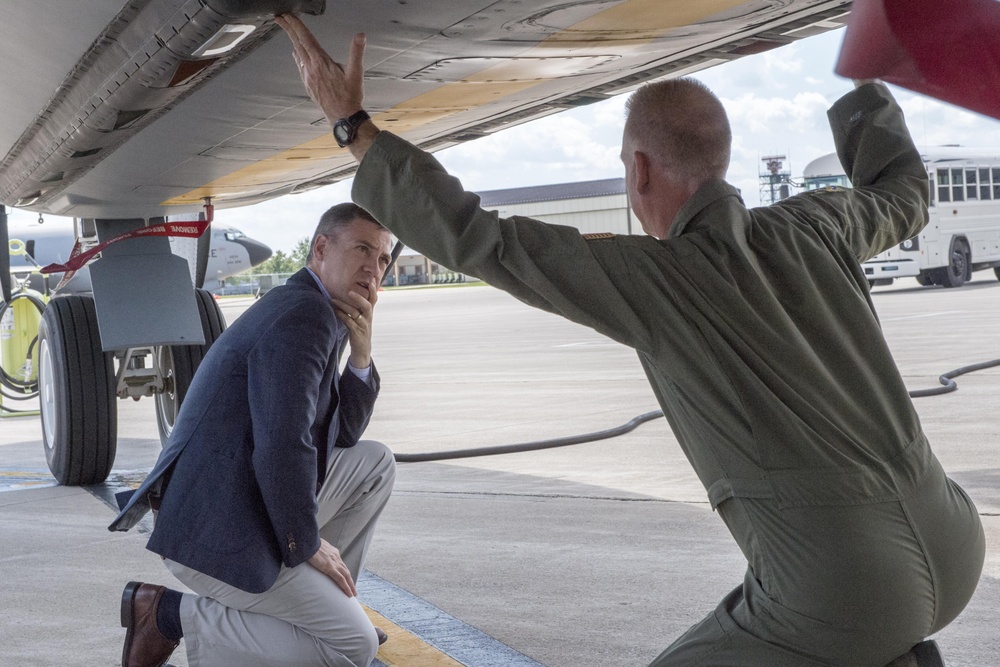 Congressman Banks visits Grissom