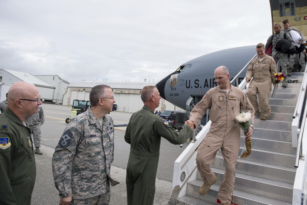 Nearly 100 Airmen, 7 Tankers return from deployments [1 of 8]