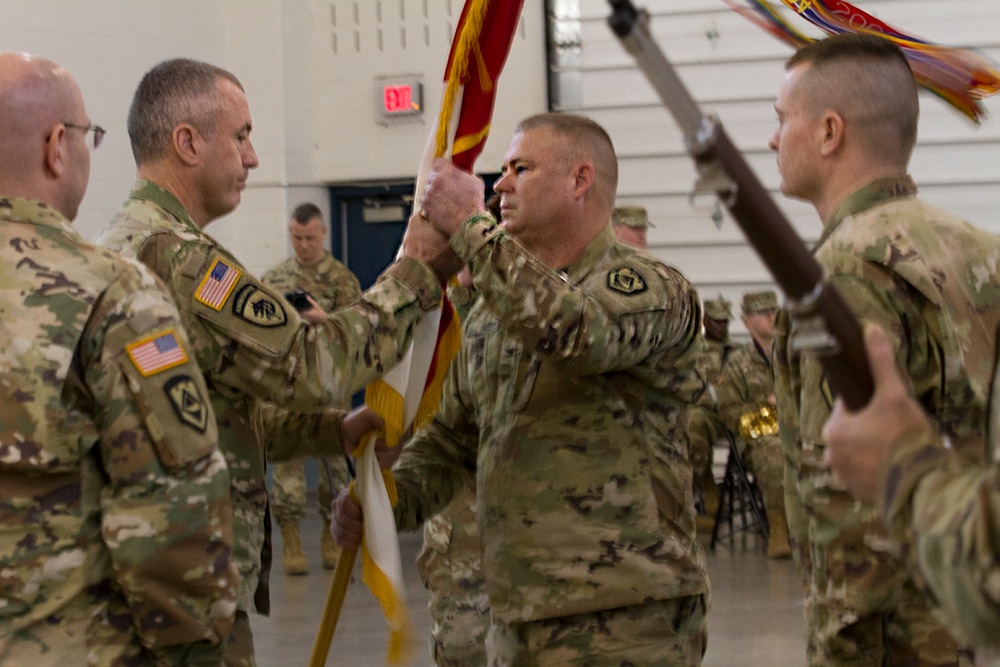 111th Engineer Brigade Change of Command