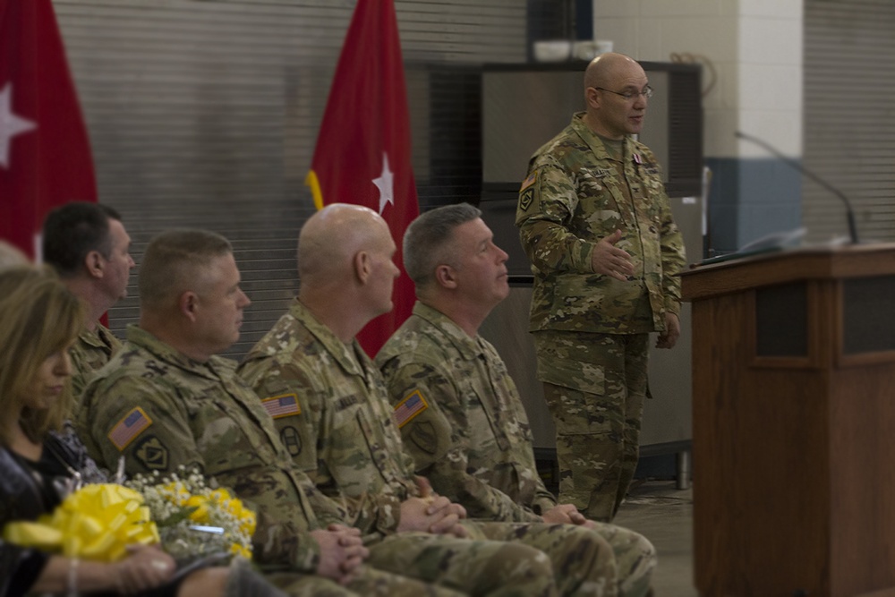 111th Engineer Brigade Change of Command