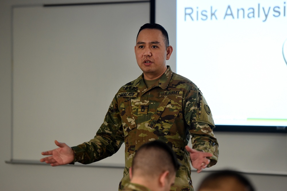 Army Reserve units train on physical security