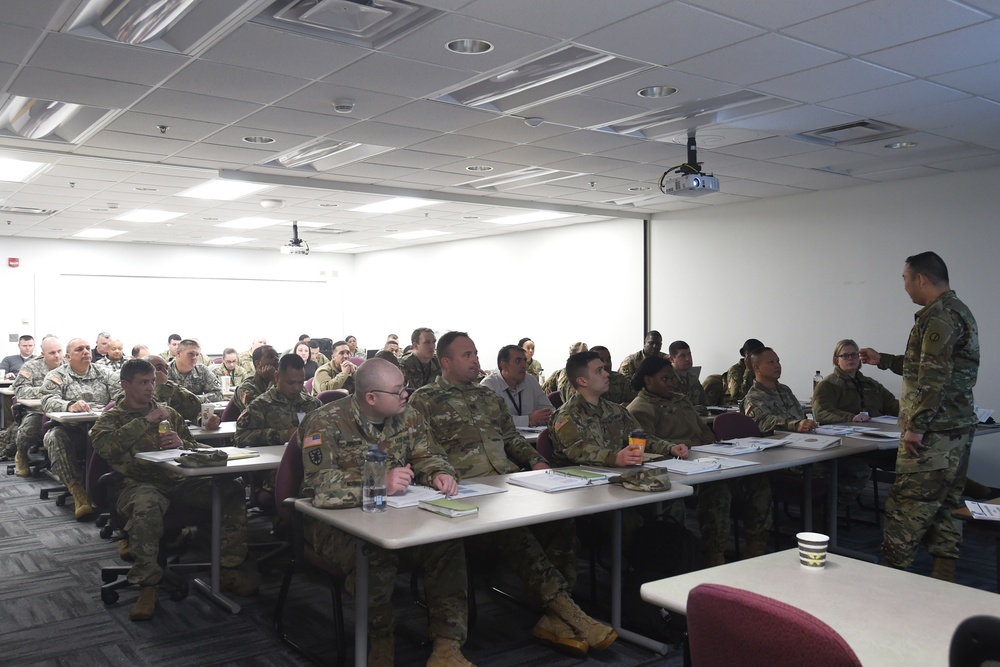 Army Reserve units train on physical security