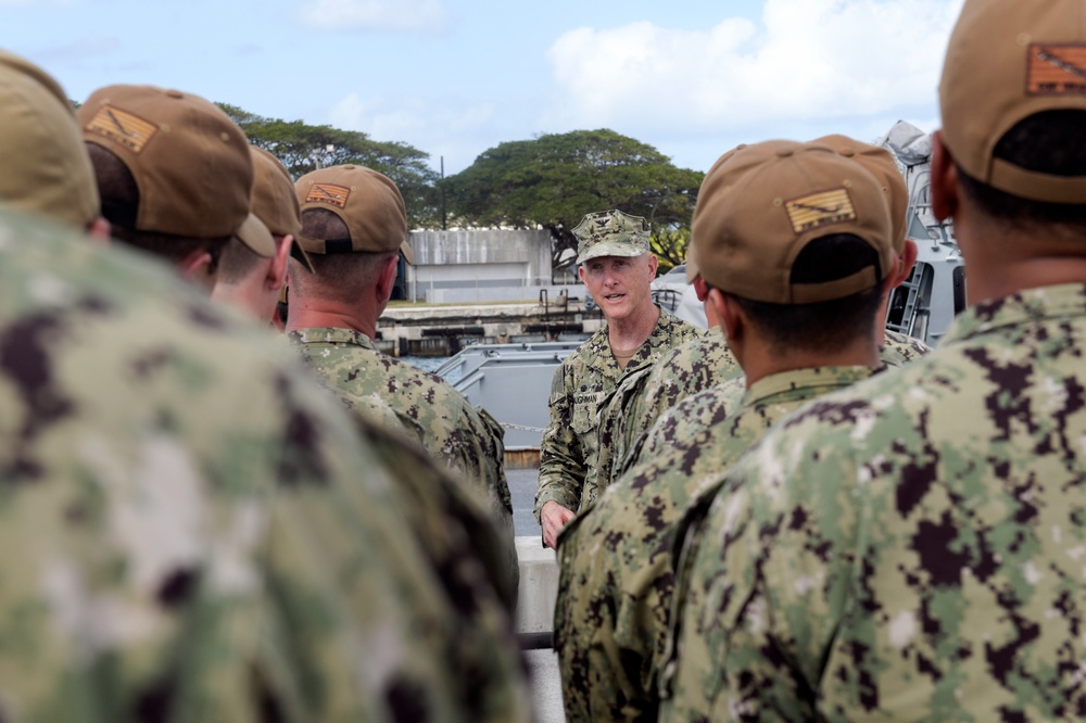 Commander, Task Force 75 welcomes Coastal Riverine Squadron 4