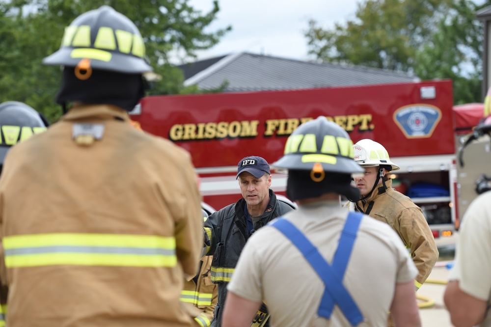 IFD trains Grissom Reserve firefighters