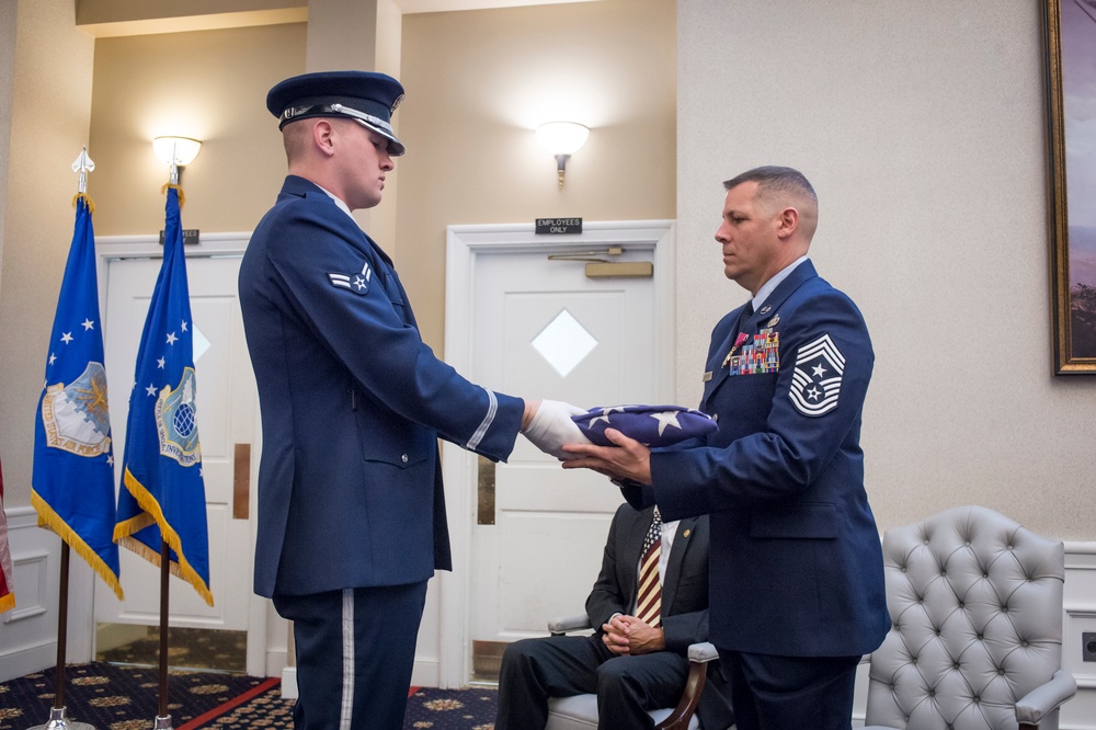 CCMSG Christopher VanBurger Retirement Ceremony