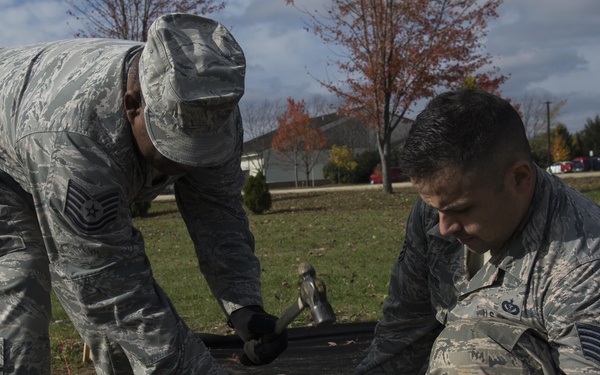 Digging deep, CE builds new sand pit