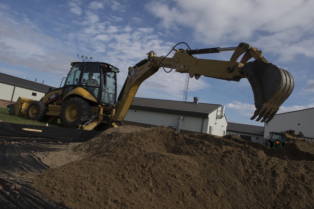 Digging deep, CE builds new sand pit