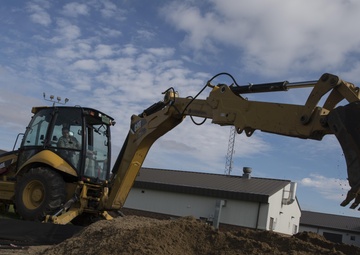 Digging deep, CE builds new sand pit