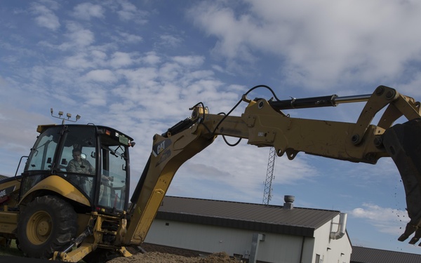 Digging deep, CE builds new sand pit
