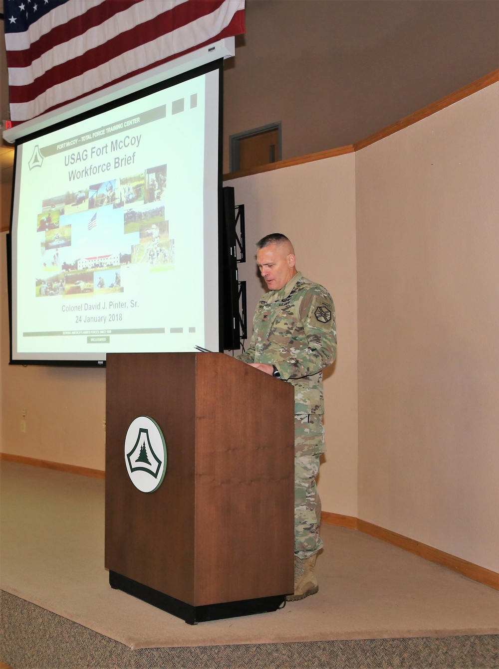 Garrison commander highlights installation’s way ahead to Fort McCoy workforce during annual briefing