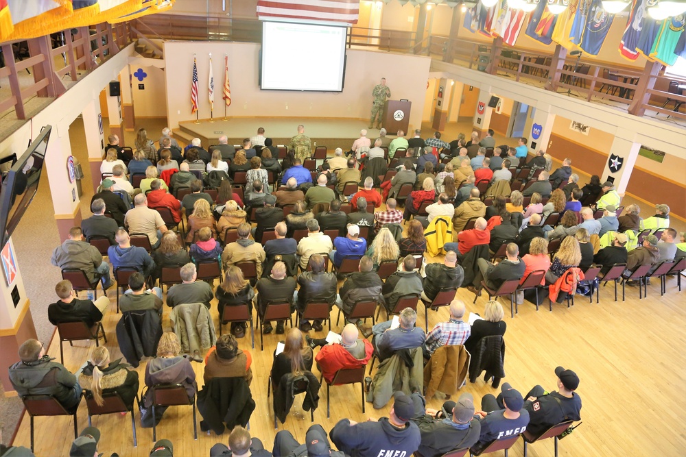 Garrison commander highlights installation’s way ahead to Fort McCoy workforce during annual briefing