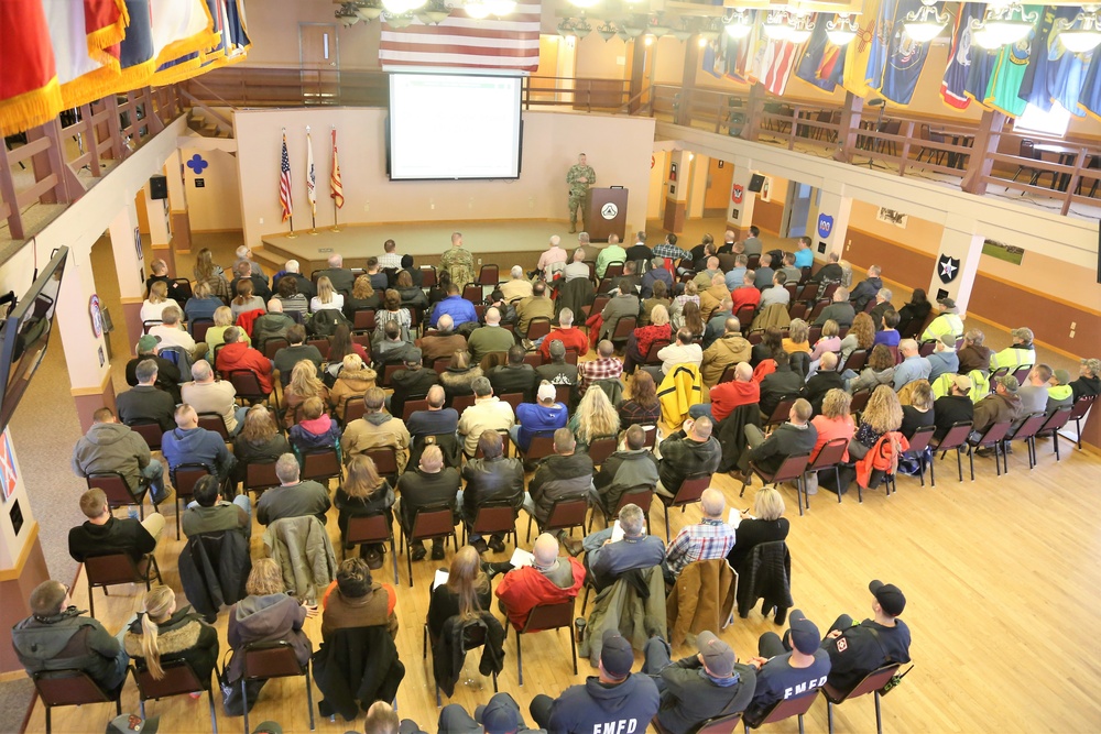 Garrison commander highlights installation’s way ahead to Fort McCoy workforce during annual briefing