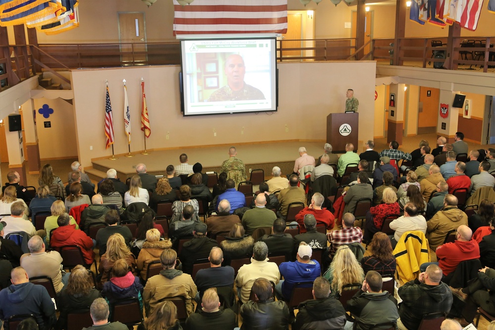 Garrison commander highlights installation’s way ahead to Fort McCoy workforce during annual briefing