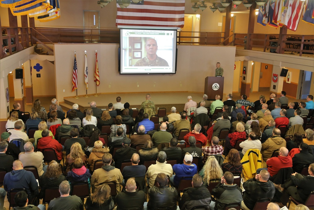Garrison commander highlights installation’s way ahead to Fort McCoy workforce during annual briefing