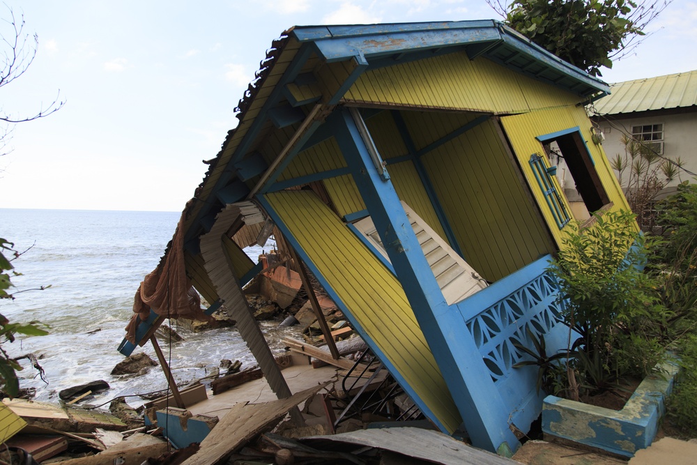 Home Destroyed by Coastal Erosion