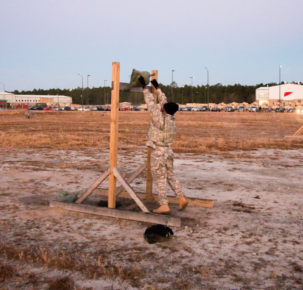 Spartans Try Out New Soldier Readiness Test