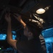Night check maintenance onboard USS Bonhomme Richard (LHD 6)