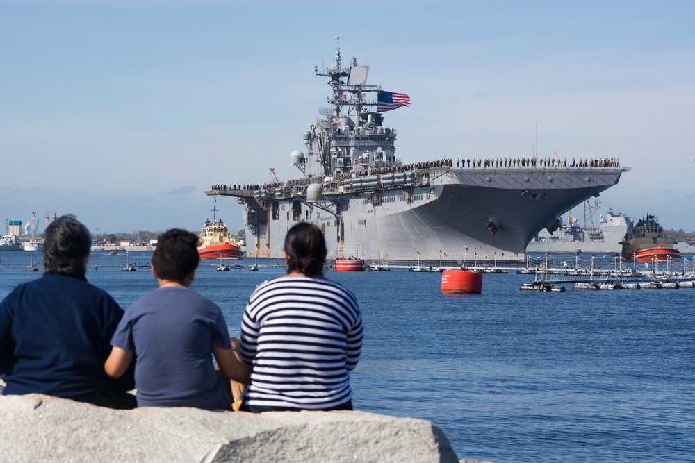 USS Iwo Jima Deploys