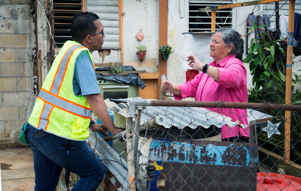 Hazard Mitigation Staff Collects Information