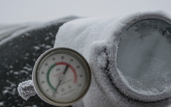 Ohio Air Guard maintainers brave the storm