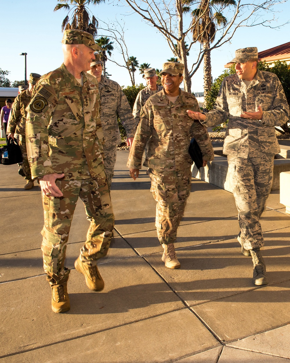 AMC/CC Visits Travis AFB