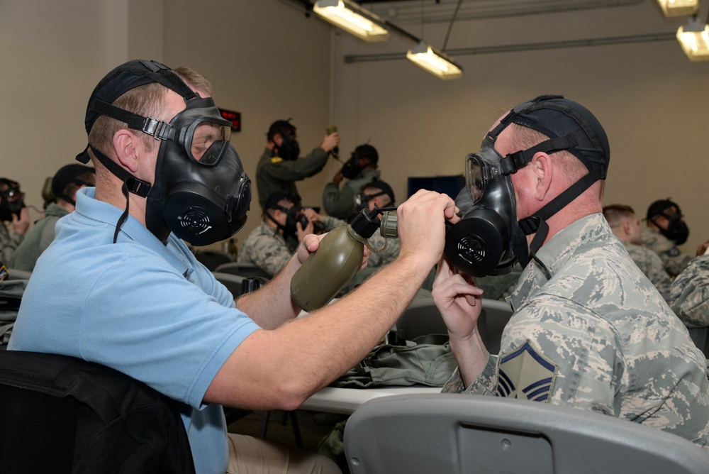 Airmen, commander complete CBRN training