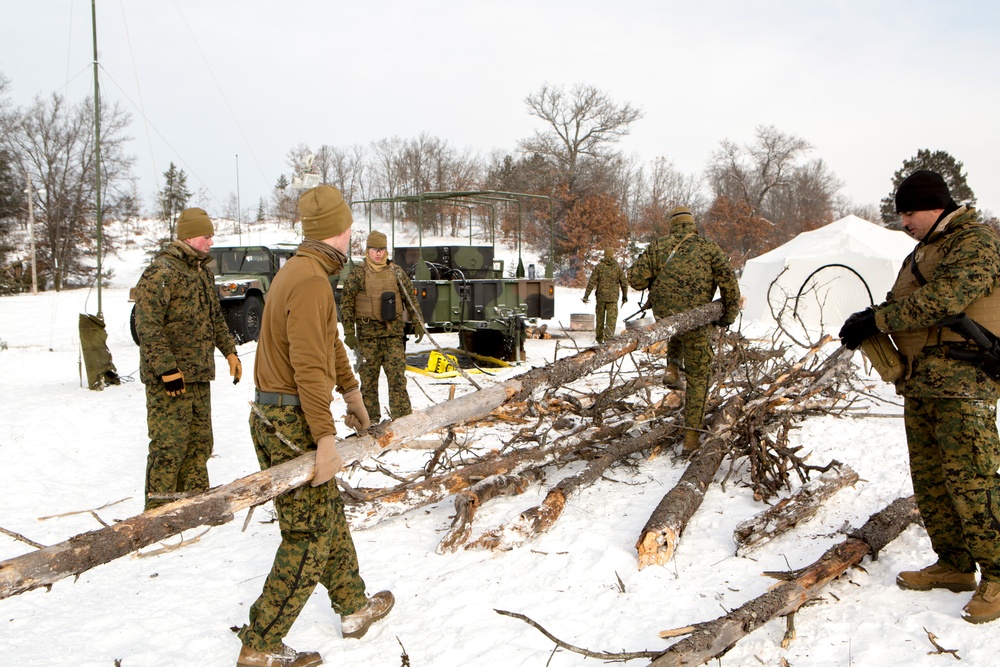 Company F, 4th Tank Battalion at Winter Break 2018