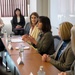Second Lady Karen Pence visits spouses at Yokota