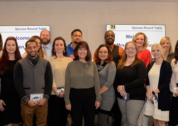 Second Lady Karen Pence visits spouses at Yokota
